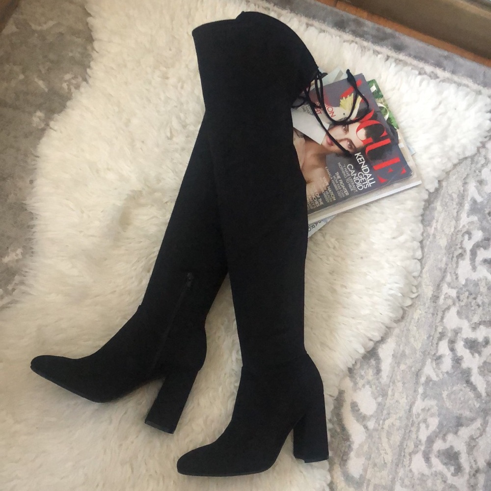 UNISA 3.5” Heel Black Over the Knee Boots - Picture 8 of 16